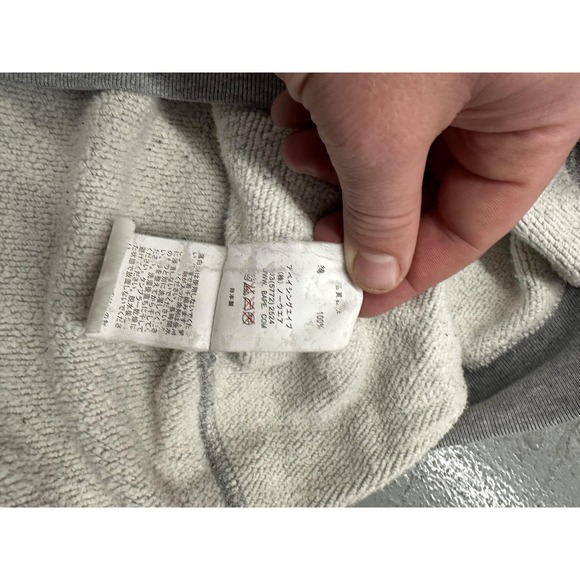 A Bathing Ape BAPE Shark Full Zip Hoodie Mens Large Gray Purple Camo WGM Japan - Picture 11 of 16